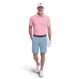 GOLF SWINGFLEX ELITE S/S PRINTED POLO - PINK LEMONADE