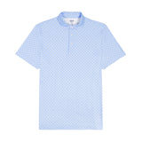 GOLF SWINGFLEX ELITE S/S PRINTED POLO - PLACID BLUE