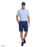 GOLF SWINGFLEX ELITE PRINTED POLO - PLACID BLUE