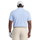 BIG & TALL GOLF SWINGFLEX ELITE PRINTED POLO - PLACID BLUE