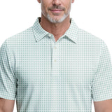 GOLF SWINGFLEX ELITE S/S PRINTED POLO - WHITE