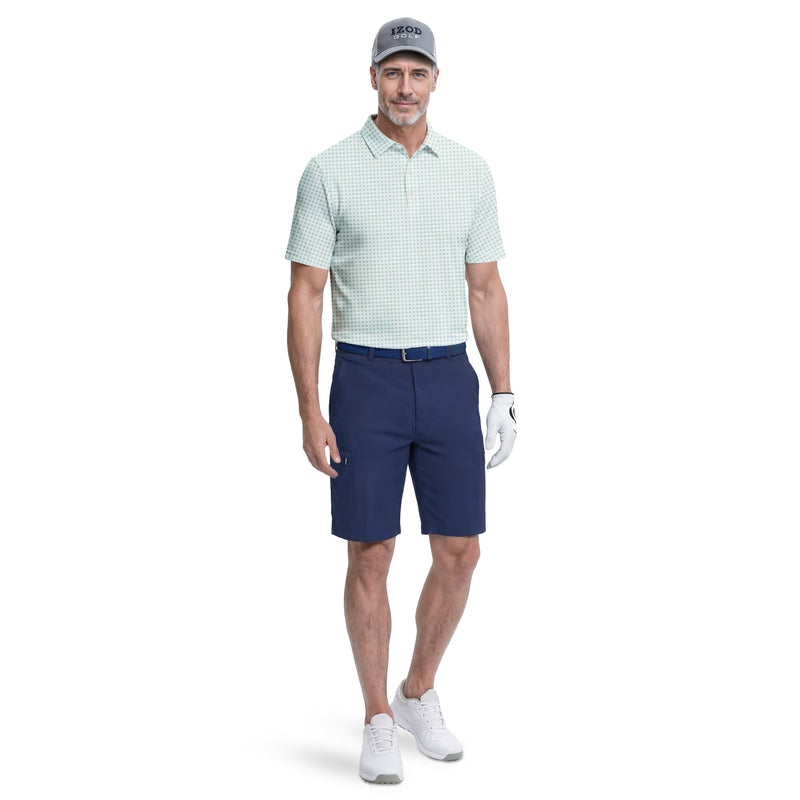 GOLF SWINGFLEX ELITE PRINTED POLO - WHITE – IZOD
