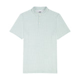 BIG & TALL GOLF SWINGFLEX ELITE S/S PRINTED POLO - WHITE