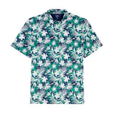 GOLF SWINGFLEX ELITE S/S PRINTED POLO - FIR