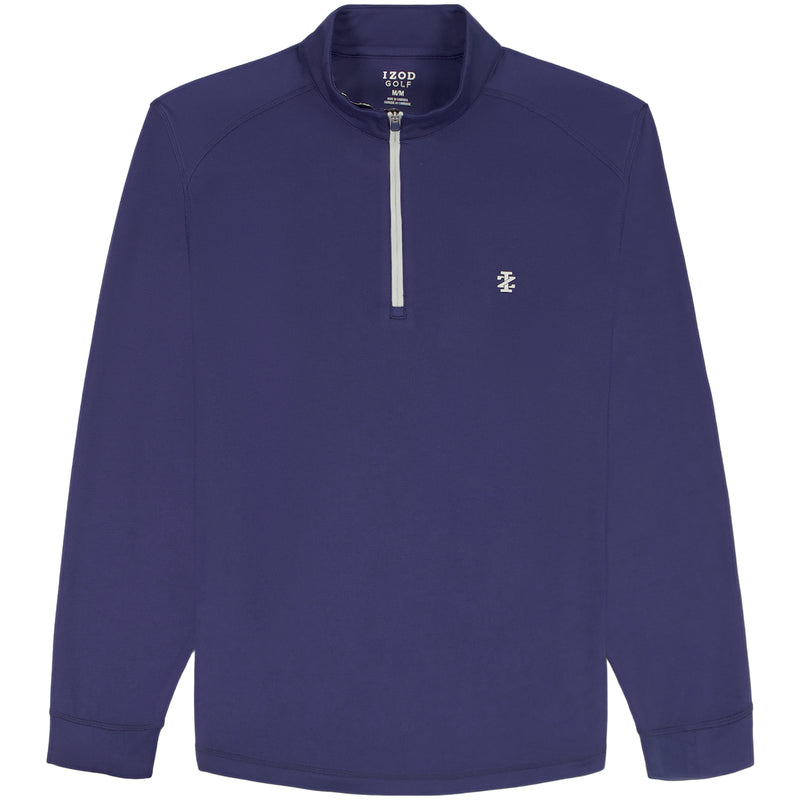 GOLF SWINGFLEX MESH 1/4 ZIP - MEDIEVAL BLUE – IZOD