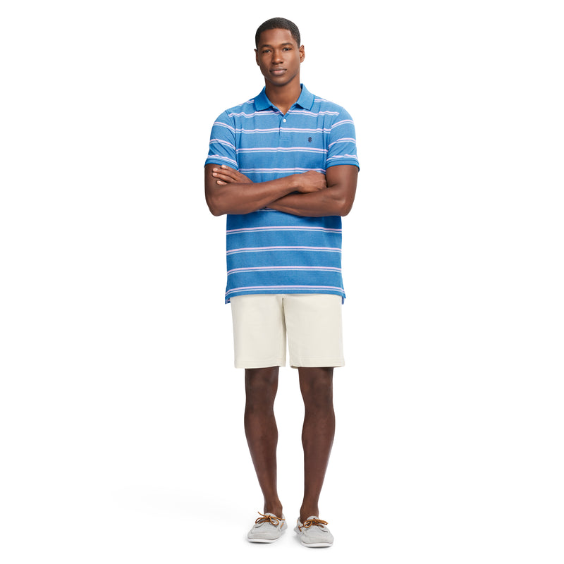 ADVANTAGE PERFORMANCE STRIPED POLO - LAPIS BLUE – IZOD