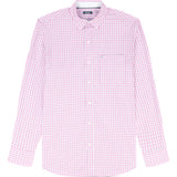 BIG & TALL PERFORMANCE COMFORT L/S BUTTON-DOWN SHIRT - PINK LEMONADE
