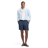 LUXURY SPORT L/S STRIPED SHIRT - CHAMBRAY BLUE