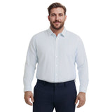 BIG & TALL LUXURY SPORT L/S BUTTON-DOWN SHIRT - WASABI