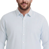 BIG & TALL LUXURY SPORT L/S BUTTON-DOWN SHIRT - WASABI