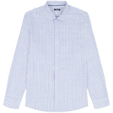 BIG & TALL LUXURY SPORT L/S BUTTON-DOWN SHIRT - REGATTA