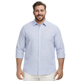 BIG & TALL LUXURY SPORT L/S BUTTON-DOWN SHIRT - REGATTA