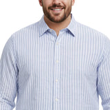 BIG & TALL LUXURY SPORT L/S BUTTON-DOWN SHIRT - REGATTA