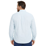 BIG & TALL LUXURY SPORT L/S BUTTON-DOWN SHIRT - TANAGER TURQUOISE