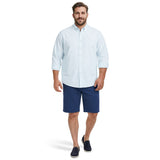 BIG & TALL LUXURY SPORT L/S BUTTON-DOWN SHIRT - TANAGER TURQUOISE