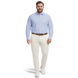 BIG & TALL LUXURY SPORT L/S BUTTON-DOWN SHIRT - REGATTA