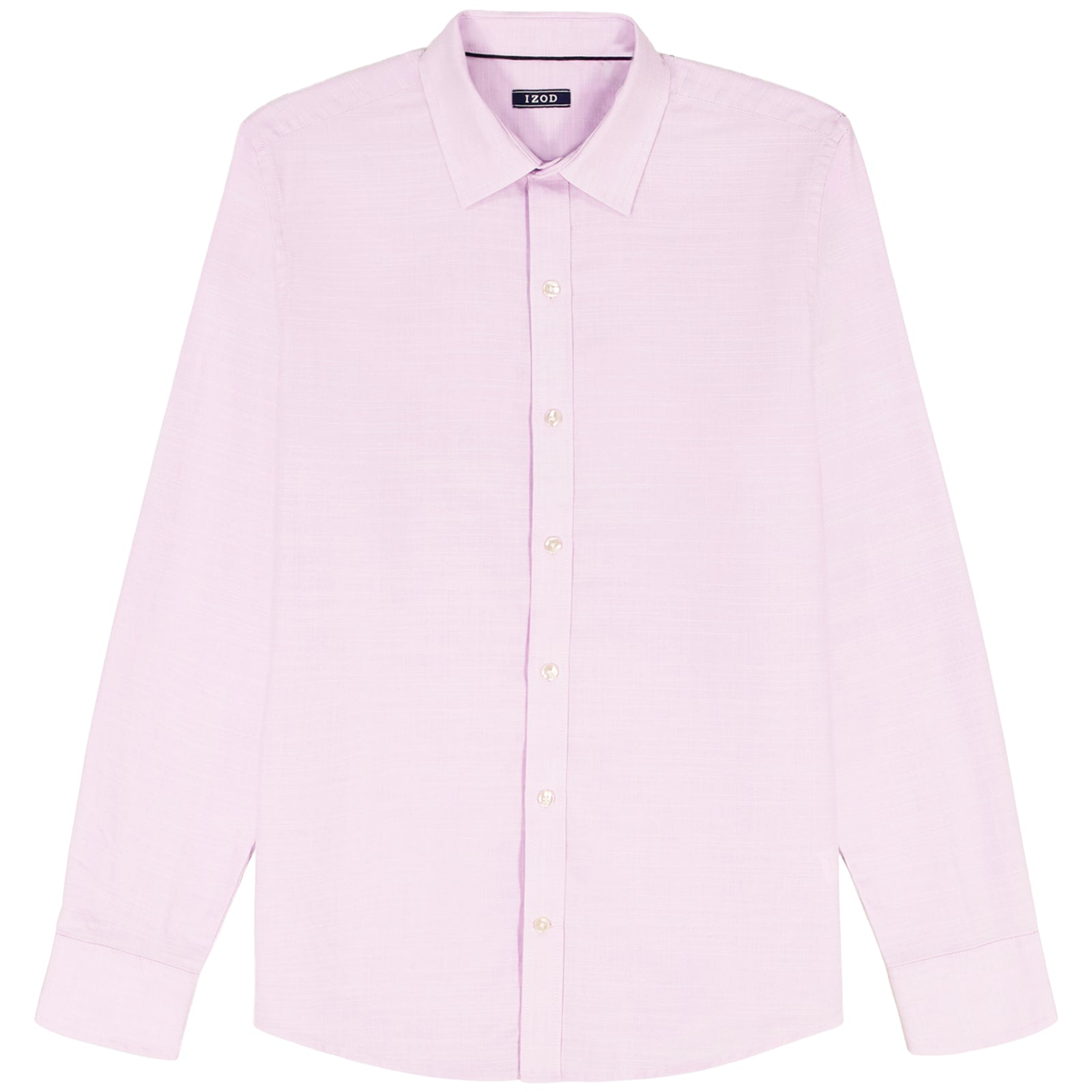 BIG & TALL LUXURY SPORT L/S BUTTON-DOWN SHIRT - PASTEL LILAC – IZOD