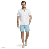 LUXURY S/S BUTTON-DOWN SHIRT - BRIGHT WHITE