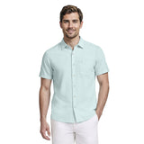 LUXURY S/S BUTTON-DOWN SHIRT - WASABI