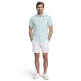 LUXURY S/S BUTTON-DOWN SHIRT - WASABI