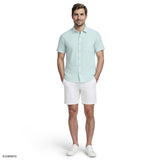 LUXURY S/S BUTTON-DOWN SHIRT - WASABI