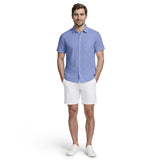 LUXURY S/S BUTTON-DOWN SHIRT - REGATTA