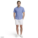 LUXURY S/S BUTTON-DOWN SHIRT - REGATTA
