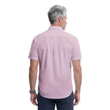 BREEZE S/S PRINTED BUTTON-DOWN SHIRT - PINK LEMONADE
