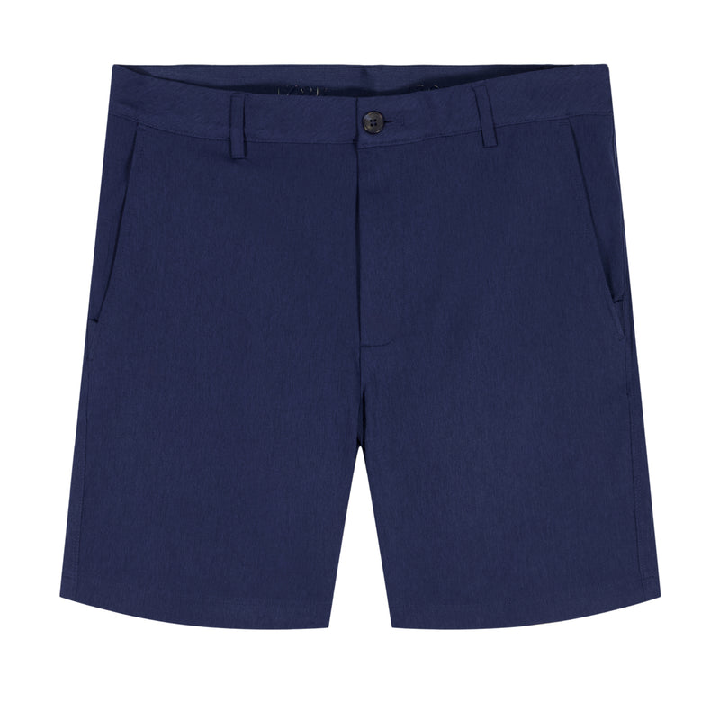 GOLF SWINGFLEX DOBBY SHORT - MEDIEVAL BLUE HTHR – IZOD