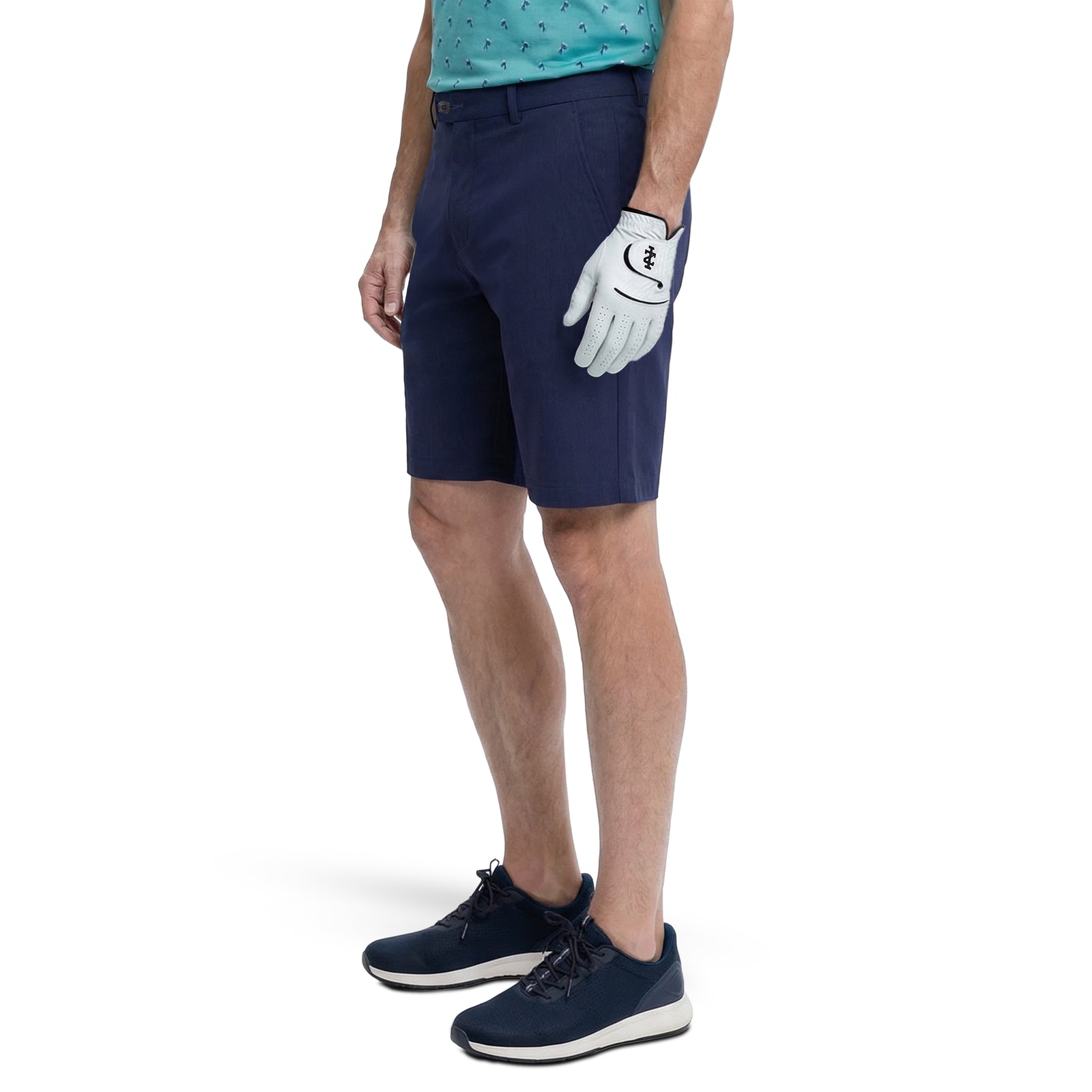GOLF SWINGFLEX DOBBY SHORT - MEDIEVAL BLUE HTHR – IZOD