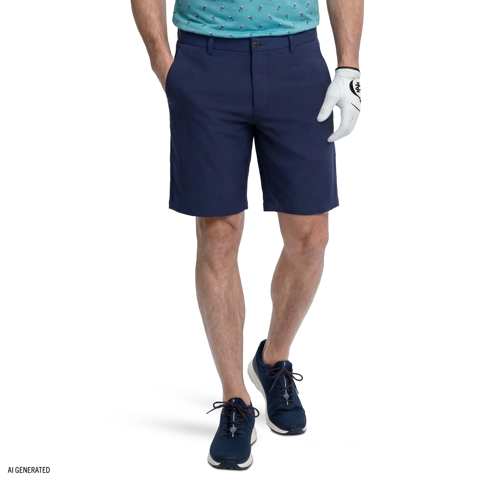 Golf Swingflex Dobby Short - Medieval Blue Hthr – IZOD