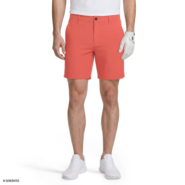 GOLF SWINGFLEX DOBBY SHORT - ROSE OF SHARON HTH – IZOD