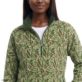 ALEX FLEECE QUARTER-ZIP PULLOVER - BRONZE GREEN