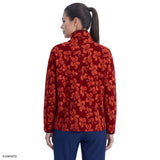 ALEX FLEECE QUARTER-ZIP PULLOVER - RED OCHRE