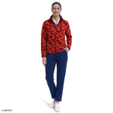 ALEX FLEECE QUARTER-ZIP PULLOVER - RED OCHRE
