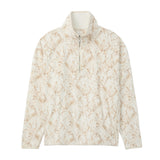 ALEX FLEECE QUARTER-ZIP PULLOVER - FEATHER GRAY