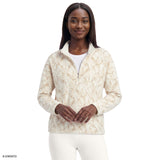 ALEX FLEECE QUARTER-ZIP PULLOVER - FEATHER GRAY