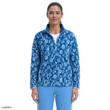 ALEX FLEECE QUARTER-ZIP PULLOVER - MONACO BLUE
