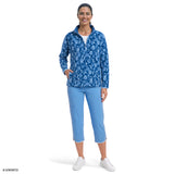 ALEX FLEECE QUARTER-ZIP PULLOVER - MONACO BLUE