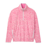 ALEX FLEECE QUARTER-ZIP PULLOVER - WILD ORCHID