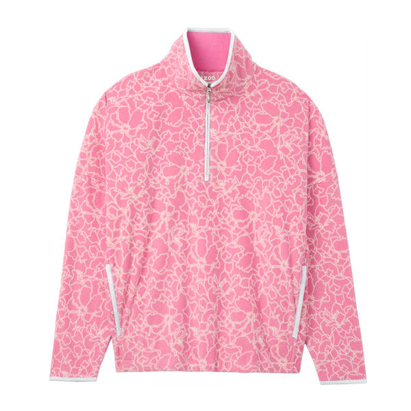 ALEX FLEECE QUARTER-ZIP PULLOVER - WILD ORCHID – IZOD