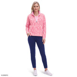 ALEX FLEECE QUARTER-ZIP PULLOVER - WILD ORCHID