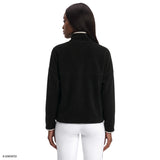 ALEX FLEECE QUARTER-ZIP PULLOVER - CAVIAR