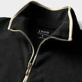 ALEX FLEECE QUARTER-ZIP PULLOVER - CAVIAR