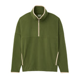 ALEX FLEECE QUARTER-ZIP PULLOVER - KOMBU GREEN