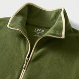 ALEX FLEECE QUARTER-ZIP PULLOVER - KOMBU GREEN