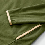 ALEX FLEECE QUARTER-ZIP PULLOVER - KOMBU GREEN
