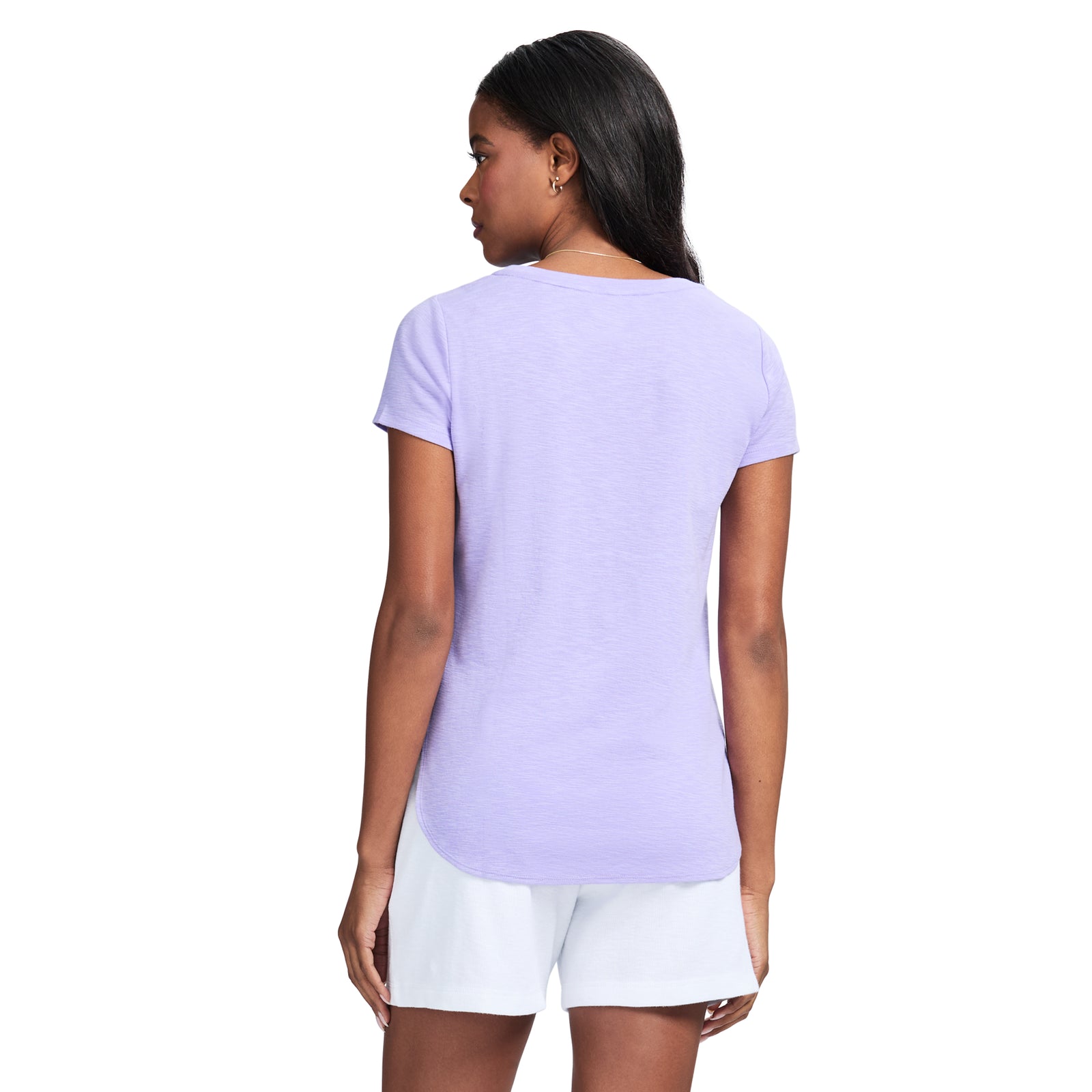 Alex Short Sleeve Slub T-Shirt - Violet Tulip – IZOD