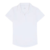 SIMONE SHORT SLEEVE POLO - BRIGHT WHITE