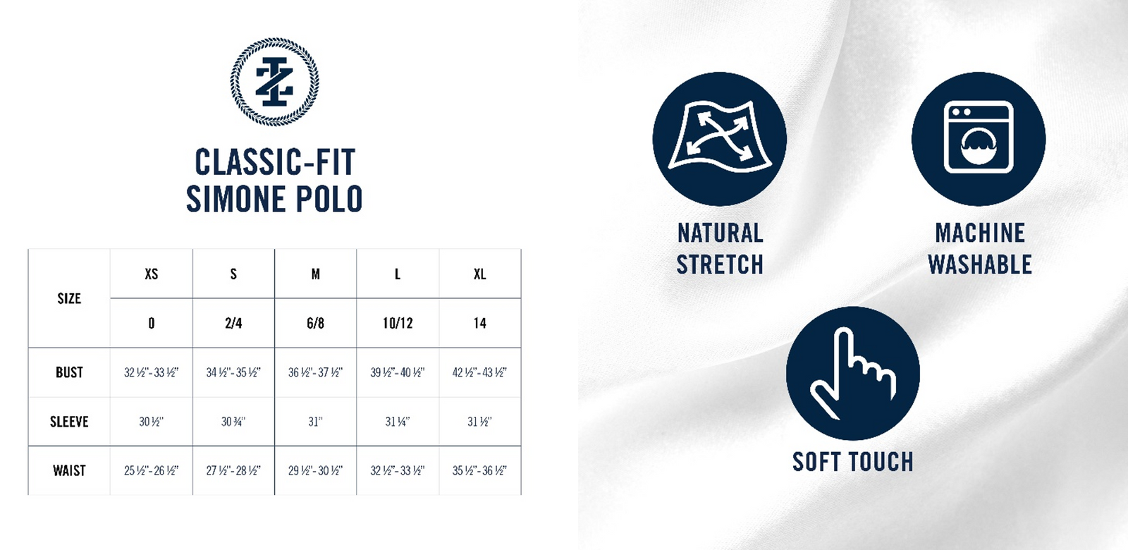 Simone Short Sleeve Polo Sachet Pink – IZOD - Main Image